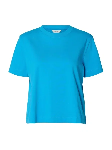SELECTED Tricou SLFEssential azur