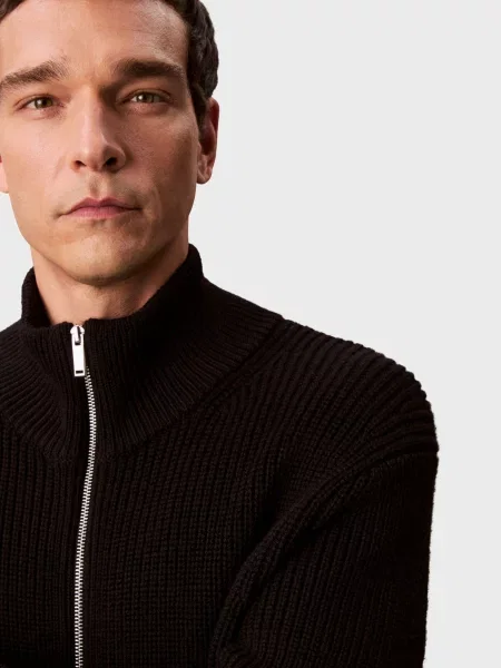 Шерстяной кардиган Calvin Klein черный