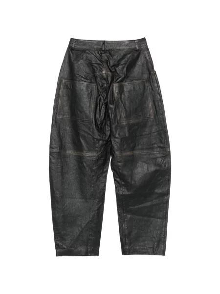 Pantaloni Giorgio Brato din piele negru