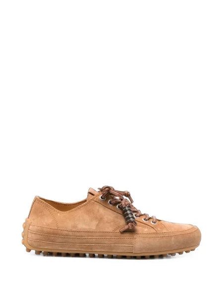 Sneakerși Tod's din piele de căprioară maro