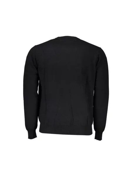 Haftowany sweter Harmont & Blaine elegancki czarny