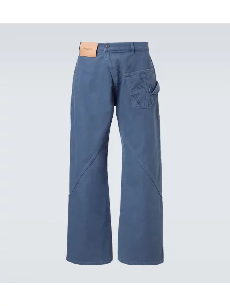 Pantaloni Jw Anderson din canvas albastru