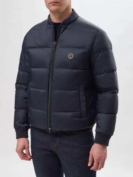 Пуховик Armani Exchange синій