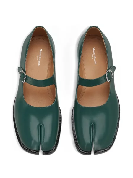 Pantofi cu toc Maison Margiela din piele verde