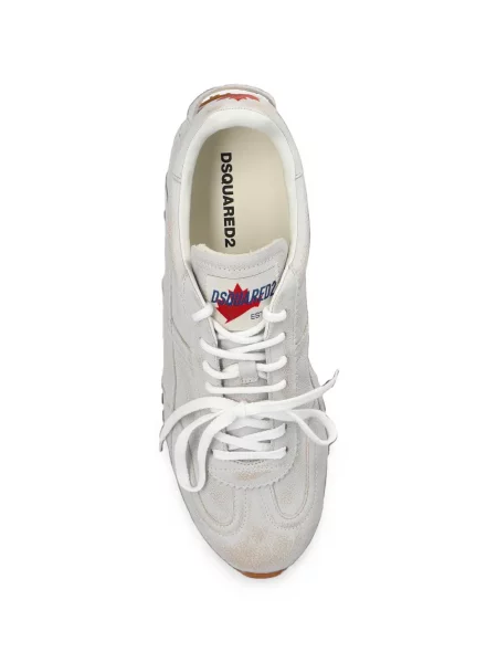 Sneakerși Dsquared2 din piele gri