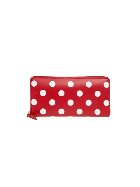 Portfel Comme Des Garcons skórzany czerwony