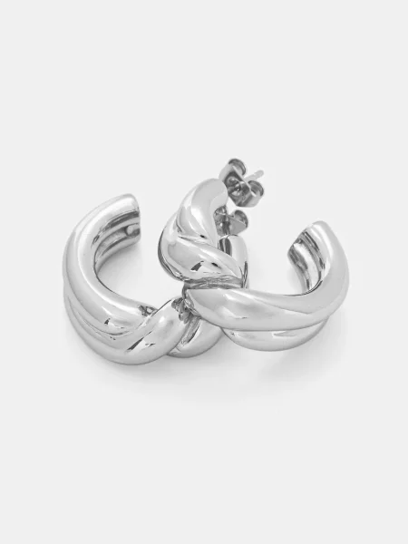 Uhani EDBLAD Twist srebrna