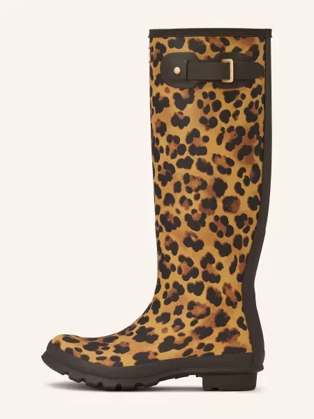 Hunter Gumové Holínky Original Tall koňaková / krémová černá