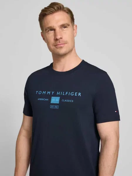 Tommy Hilfiger T-Shirt Brand Love Granatowy