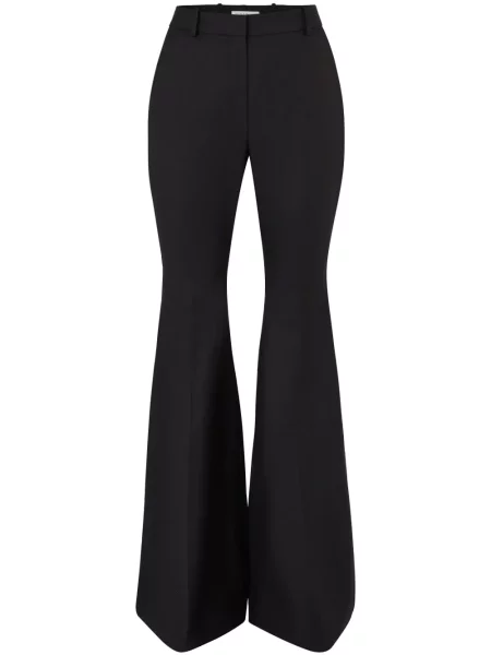 Pantaloni Nina Ricci de lână negru