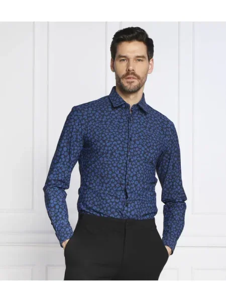 BOSS BLACK Cămașă Roan_F negru