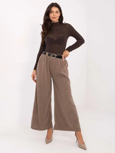 Pantaloni Rue Paris maro