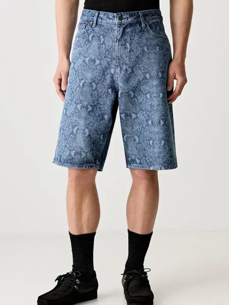 Daily Paper pantaloni scurți din denim pentru bărbați