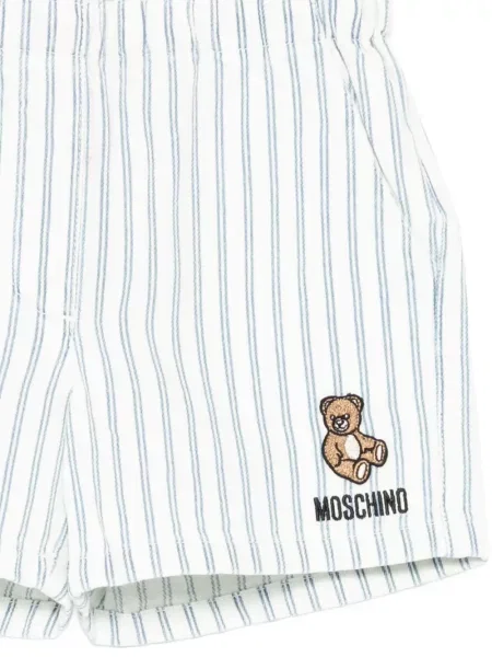 Szorty dziecięce Moschino białe