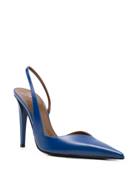 Pantofi cu toc Giuseppe Zanotti slingback albastru