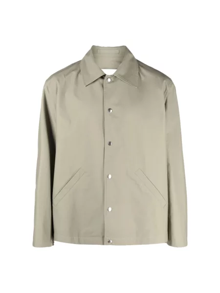 Kurtka Jil Sander wełniana zielona