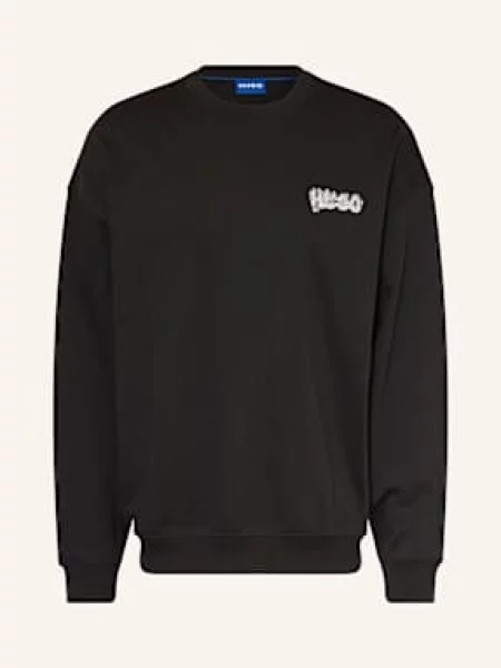 Hugo Blue Mikina Nyrocrew černá