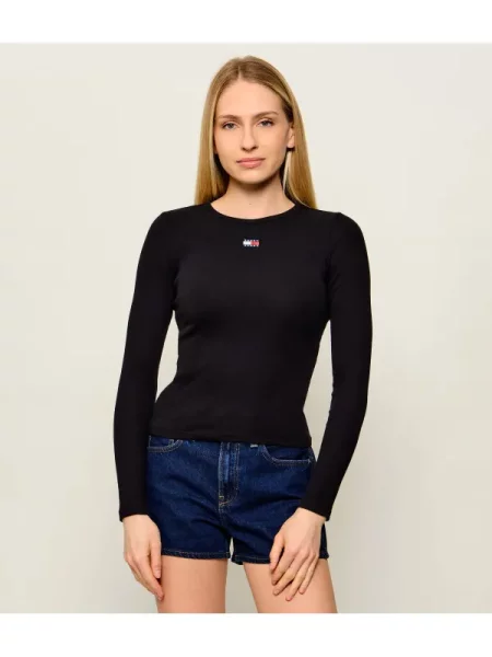 Tommy Jeans Bluză negru