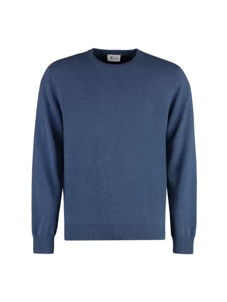 Sweter The (alphabet) niebieski