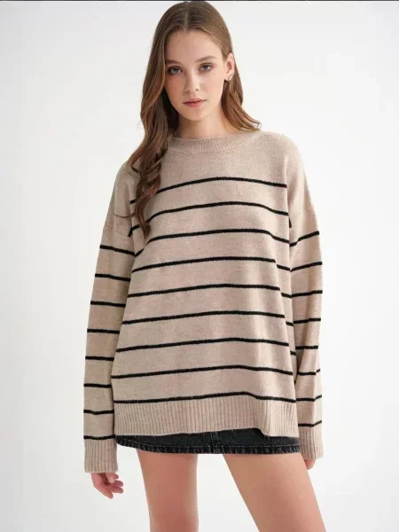 MixRay Svetr Pullover' béžová