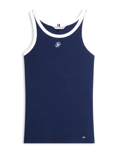 TOMMY HILFIGER Top mornarska bela