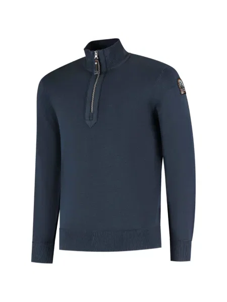 Pulover Parajumpers cu autograf albastru