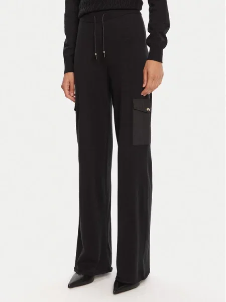 Liu Jo Sport Pletene hlače črna