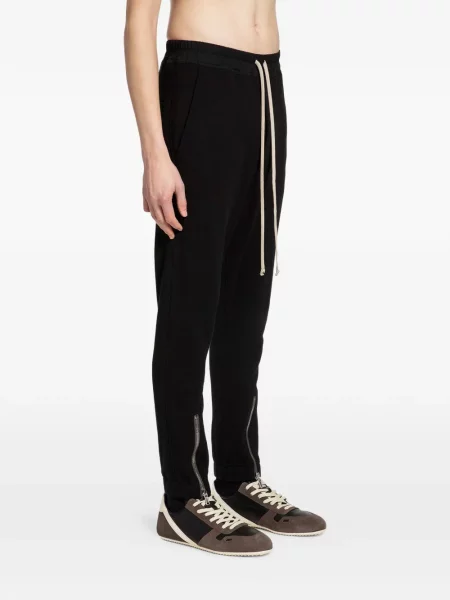 Τρέξιμο κορδόνι περίσφιξης παντελόνι Rick Owens μαύρο