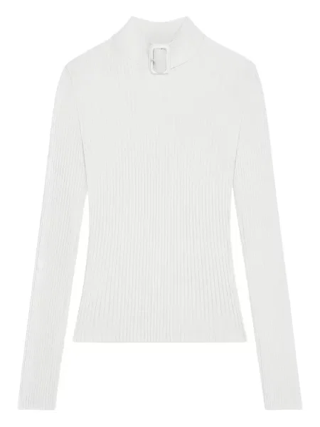Pulover Courreges cu cataramă alb