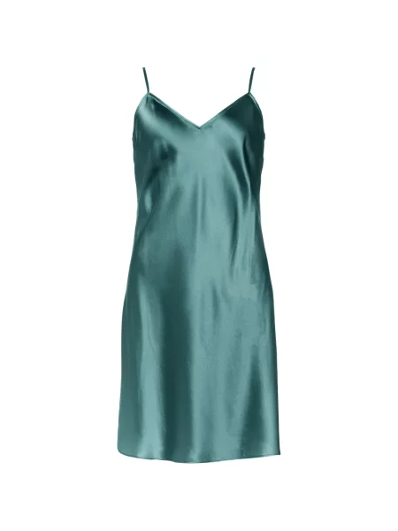 Rochie Eres de mătase verde
