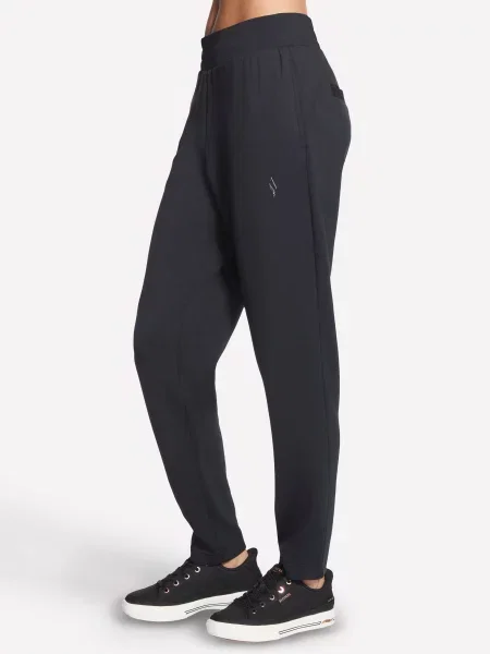 Спортивні штани Skechers SKECHLUXE ELEVATE SLIP-IN PANT віскоза/поліестер чорний