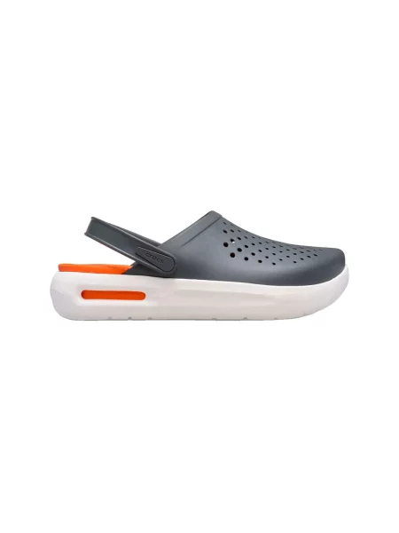 Sandále Crocs sivá