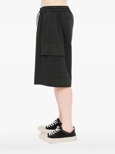Pantaloni scurți cargo Juun.j cu cordon negru