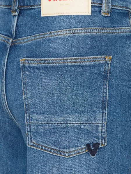 Vingino Jeansy Cita Z Bardzo Szerokimi Nogawkami blau niebieskie