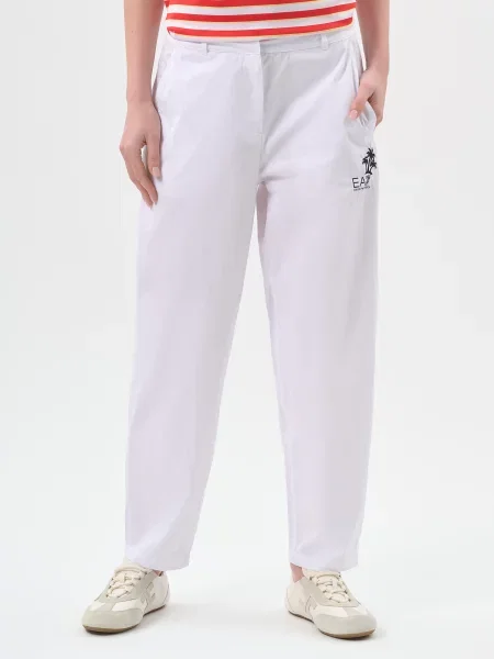Брюки Ea7 Emporio Armani белые