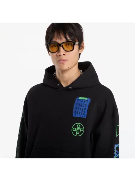 Hanorac cu glugă L/ab C/o Off-white™ alb