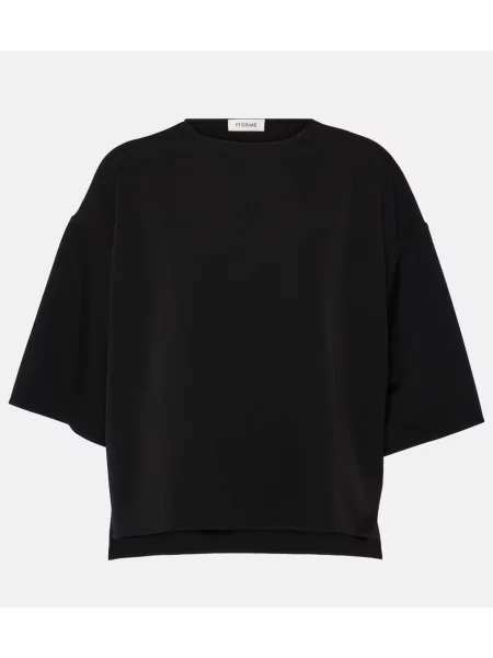 Top Fforme wełniany czarny