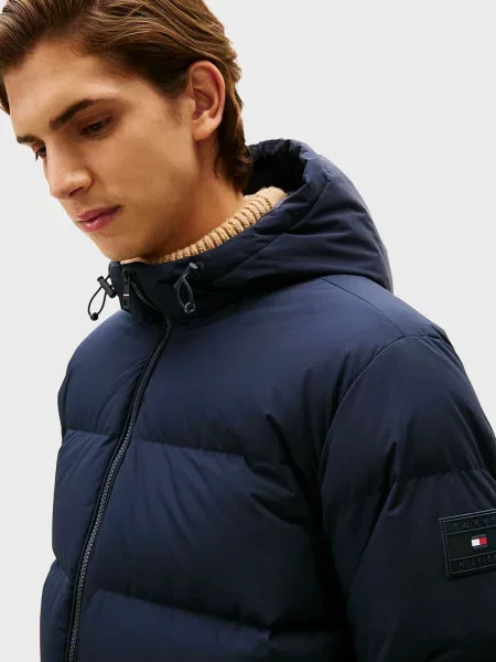 Пуховик Tommy Hilfiger синий