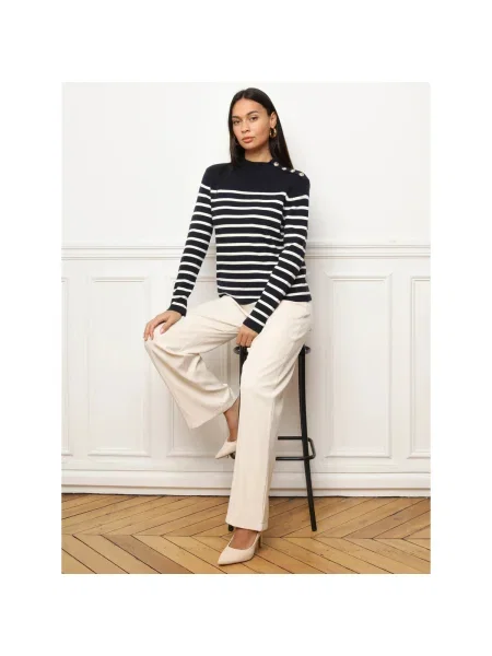 Pulover La Modeuse albastru