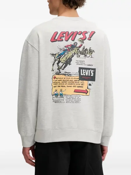 Scurt pantaloni scurți Levi's® cu broderie cu dungi alb