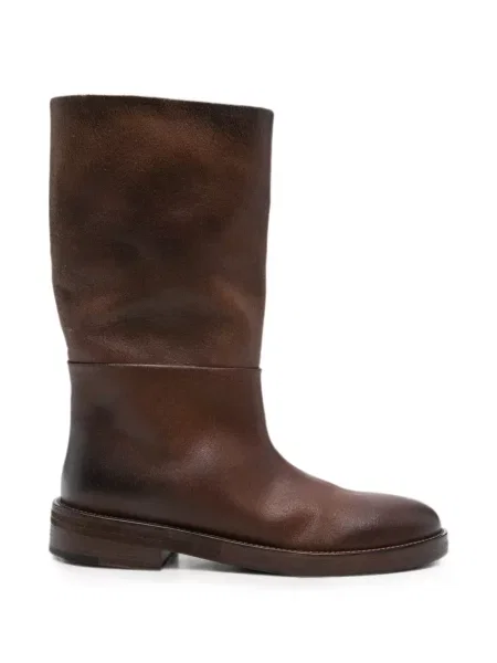 Botine Marsell din piele maro