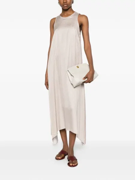 Rochie Peserico cu imagine cu imprimeu geometric asimetrică
