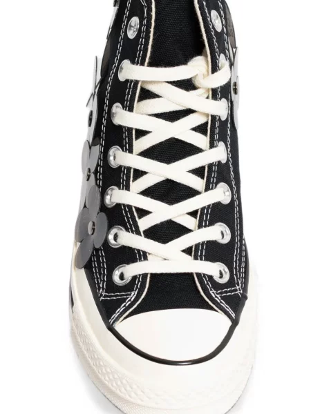 Φλοράλ sneakers Converse Chuck 70 με απλικέ ροζ
