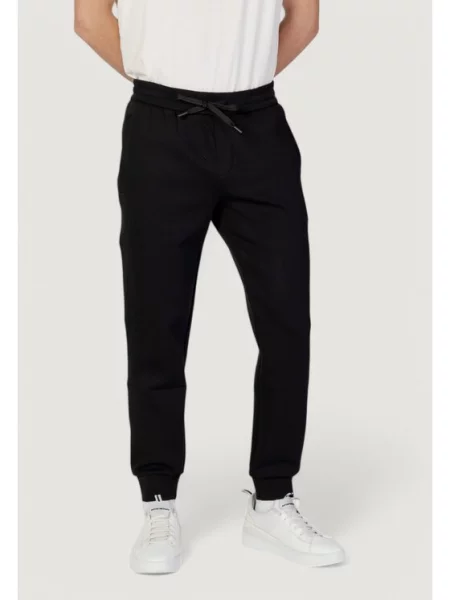 Armani Exchange Спортивні штани Modern Fit чорний