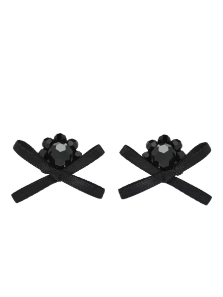 Cercei Simone Rocha de cristal auriu