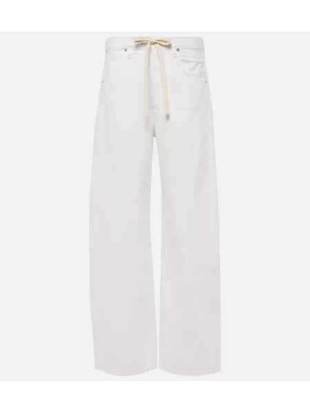 Szerokie jeansy Citizens Of Humanity białe