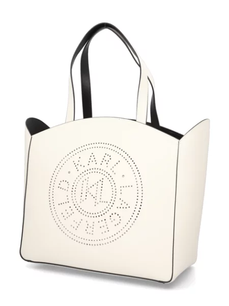 Shopper kabelka Karl Lagerfeld bílá