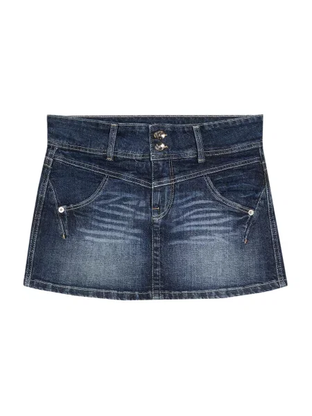 Bershka Fustă albastru