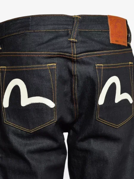 Τζιν Evisu με σχέδιο μπλε