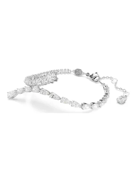 Bransoletka Swarovski biała